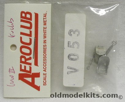 Aeroclub 1/72 WWII Bucket Seats and Control Sticks, V053 plastic model kit